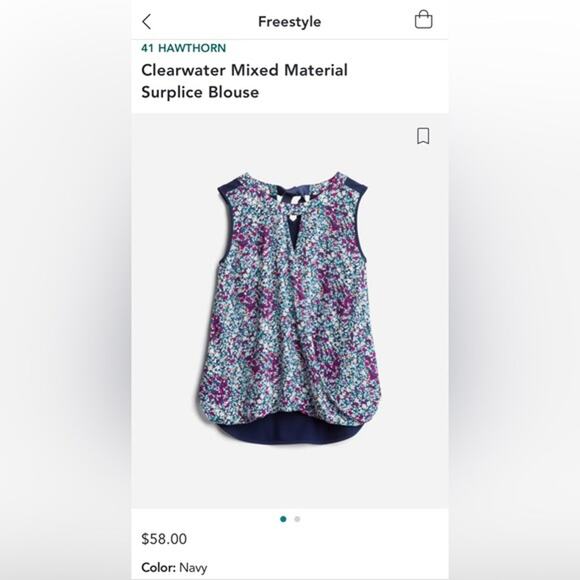 41 Hawthorn Clearwater Mixed Material Surplice - XSP - Picture 6 of 7